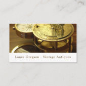  kompas, Antiek dealer bedrijf Klantenkaartje (Achterkant)