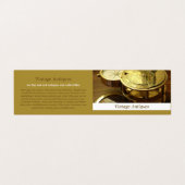  kompas, Antiek dealer, winkel gedetailleerd Visitekaartje (Buitenkant ongevouwen)