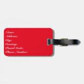 Kompas Bagagelabel (Achterkant horizontaal)