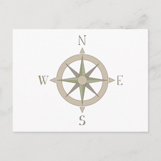 Kompas Briefkaart (Voorkant)