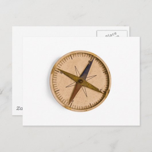 kompas briefkaart (Voorkant / Achterkant)