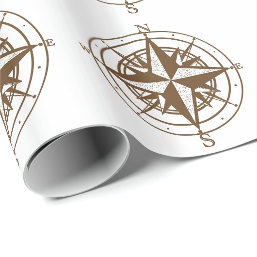  kompas cadeaupapier (Rol Hoek)