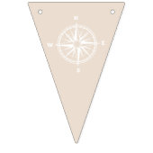 Kompas en wereldkaart vliegtuig hart afstuderen vlaggetjes (Tweede vlag)