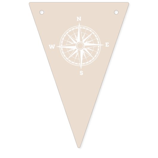 Kompas en wereldkaart vliegtuig hart afstuderen vlaggetjes (Tweede vlag)