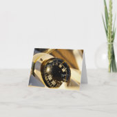 Kompas helpt navigeren en koer behouden.  bedankkaart (Voorkant)