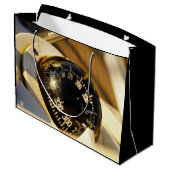 Kompas helpt navigeren en koer behouden.  groot cadeauzakje (Achterkant Gekanteld)