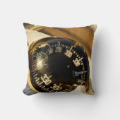 Kompas helpt navigeren en koer behouden. kussen (Voorkant)