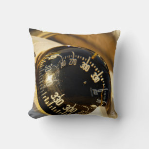 Kompas helpt navigeren en koer behouden.  kussen