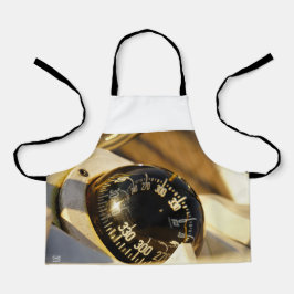 Kompas helpt navigeren en koer behouden.  schort