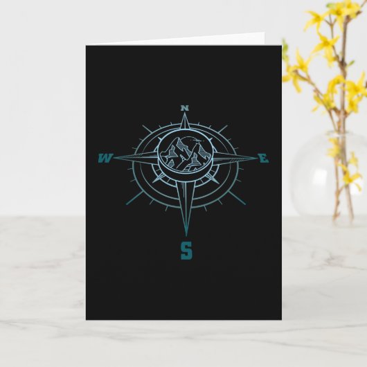Kompas Kaart (Gele Bloem)