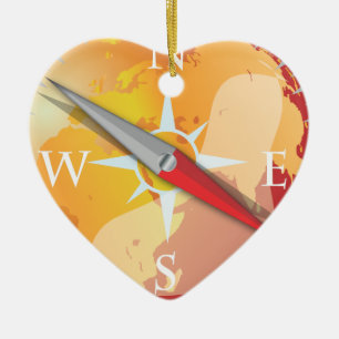 Kompas Keramisch Ornament