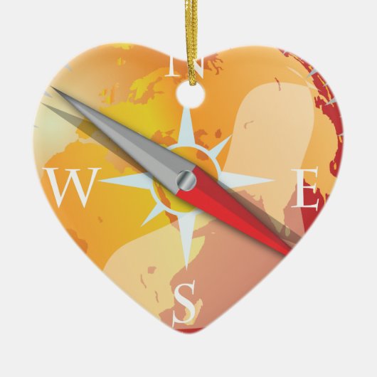 Kompas Keramisch Ornament (Voorkant)