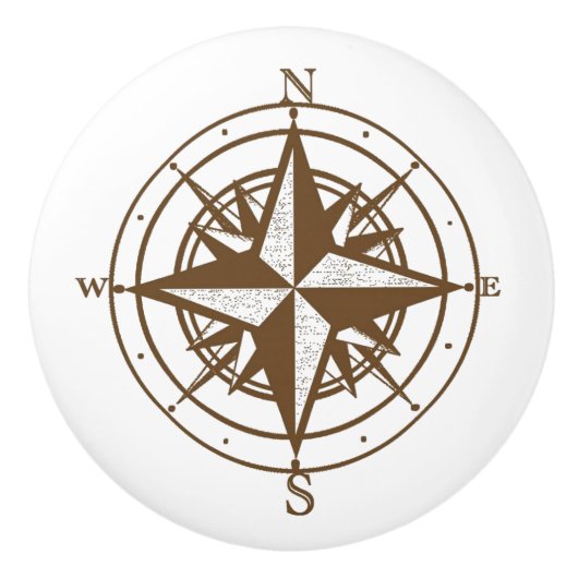  kompas keramische knop (Voorkant)
