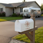 Kompas mailbox sticker