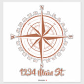 Kompas mailbox sticker (Vel)