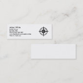 Kompas Mini Visitekaartje (Voorkant / Achterkant)