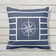 Kompas Navyblauw Gestreepd