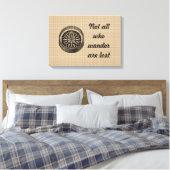 kompas op canvas (Insitu (Slaapkamer))