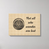 kompas op canvas (Voorkant)