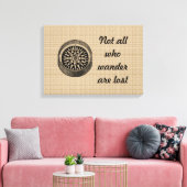  kompas op canvas afdruk (Insitu (Woonkamer))