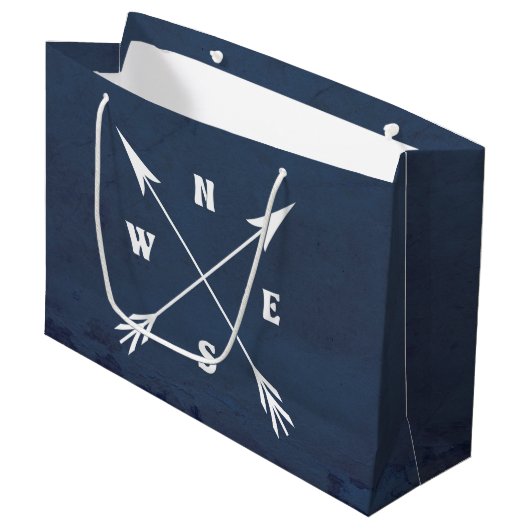 Kompas pijlen large cadeautasje (Voorkant Gekanteld)