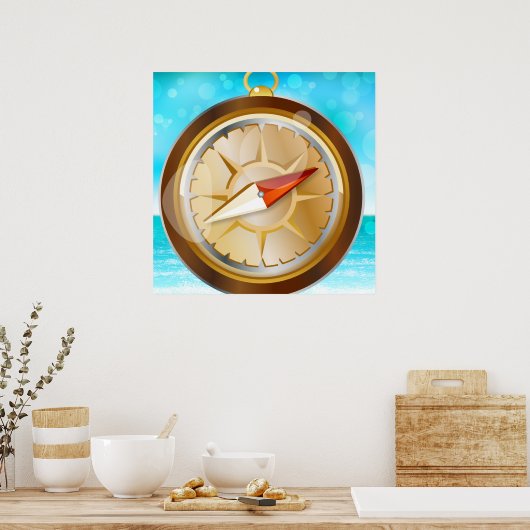 Kompas Poster (Keuken)