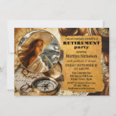 Kompas Reizen  Foto Pensioen Partij Kaart (Voorkant)