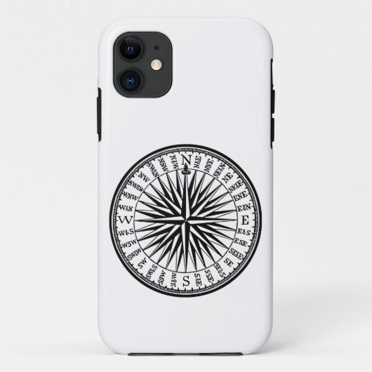 Kompas Richtingspijlen Case-Mate iPhone Case (Achterkant)