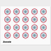 Kompas Ronde Sticker (Vel)