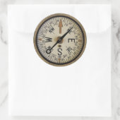 Kompas Roos 1 Sticker (Tas)