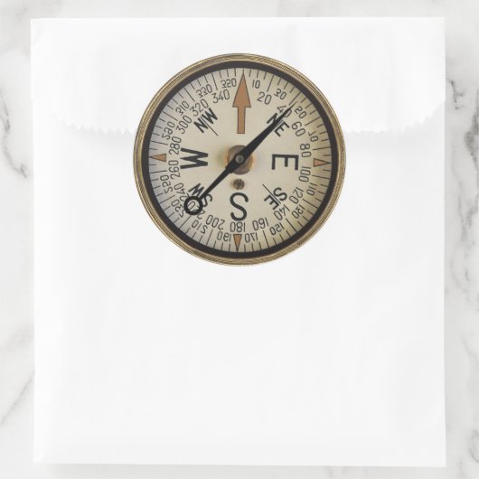 Kompas Roos 1 Sticker (Tas)