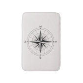  kompas Roos Badmat (Voorkant Verticaal)