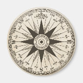  kompas Roos magneet (Voorkant)