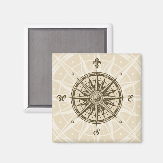 kompas Roos Magneet (Voorkant / Achterkant)
