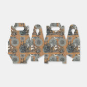 Kompas Roos  nautische octopus Bedankdoosjes (Uitgevouwen)