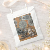 Kompas Roos nautische octopus Bedankzakje (Geknipt)