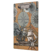 Kompas Roos  nautische octopus Klembord (Links)