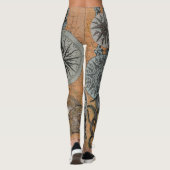 Kompas Roos  nautische octopus Leggings (Achterkant)