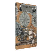 Kompas Roos  nautische octopus Mini Klembord (Schuin)