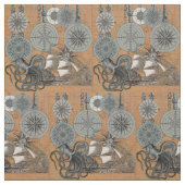 Kompas Roos nautische octopus Stof (Swatch)