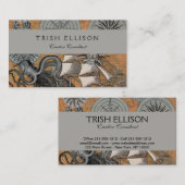 Kompas Roos  nautische octopus Visitekaartje (Voorkant / Achterkant)