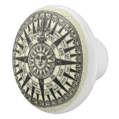 kompas Roos Sun Keramische Knop (Rechts)