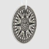  kompas Roos Sun Ornament (voorkant)