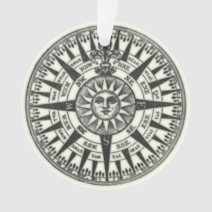 kompas Roos Sun Ornament
