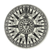  kompas Roos Sun Snijplank (Voorkant)