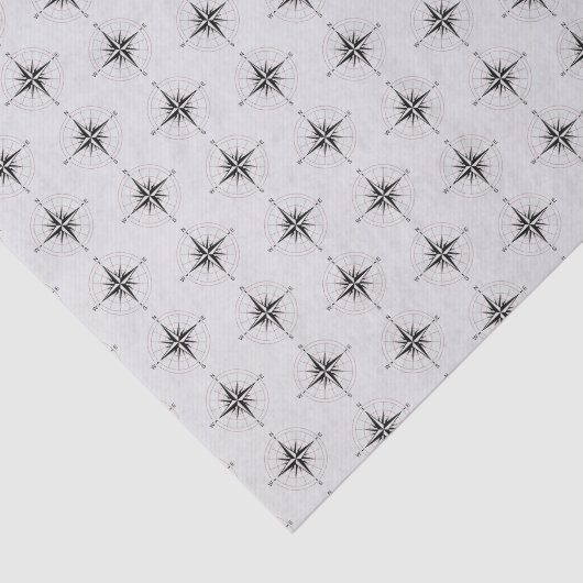  kompas Roos Tissuepapier (Detail)