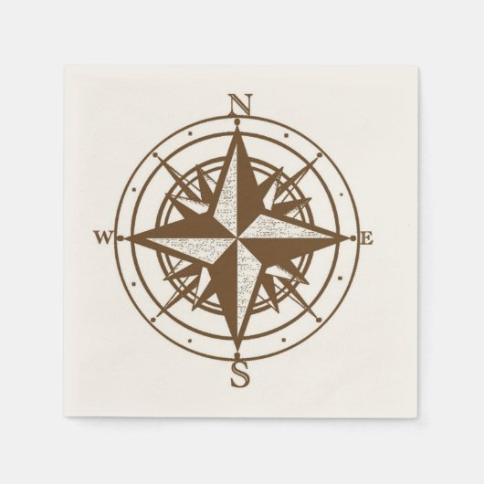  kompas servetten (Voorkant)