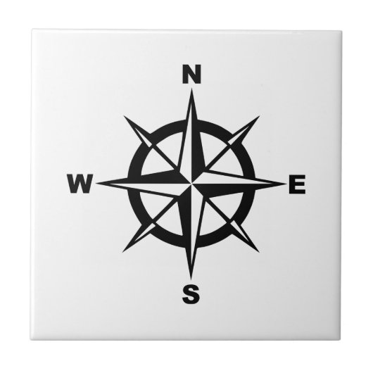 Kompas Tegeltje (Voorkant)