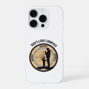 Kompas van vaders liefde iPhone 16 pro hoesje