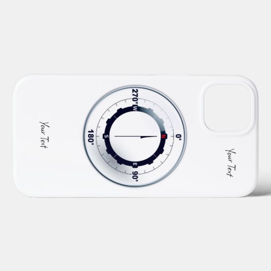 kompas voor nautische schepen Case-Mate iPhone case (Achterkant (horizontaal))